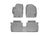 WeatherTech DigitalFit Floor Liners for 2014 2013 2012 Toyota Yaris [Covers Front & Rear Row, Gray] | 46418-1-2