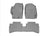 WeatherTech DigitalFit Floor Liners for 2015 2014 2013 2012 Toyota Prius C [Covers Front & Rear Row, Gray] | 46418-1-3