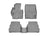 WeatherTech DigitalFit Floor Liners for 2016 2015 2014 2013 Mazda CX-5 [Covers Front & Rear Row, Gray] | 46419-1-2