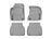 WeatherTech DigitalFit Floor Liners for A8 Quattro/S8 [Covers Front & Rear Row, Gray] | 464201-467202