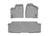 WeatherTech DigitalFit Floor Liners for 2020 2019 2018 2017 2016 2015 2014 2013 2012 Dodge Grand Caravan [Covers Front & Rear Row, Gray] | 464211-460272