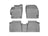 WeatherTech DigitalFit Floor Liners for 2015 2014 2013 2012 Toyota Prius [Covers Front & Rear Row, Gray] | 464271-462562