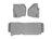 WeatherTech DigitalFit Floor Liners for F-250 Super Duty/F-350 Super Duty [Covers Front & Rear Row, Gray] | 464331-463053
