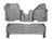 WeatherTech DigitalFit Floor Liners for F-250 Super Duty/F-350 Super Duty [Covers Front & Rear Row, Gray] | 464341-463052