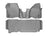 WeatherTech DigitalFit Floor Liners for F-250 Super Duty/F-350 Super Duty [Covers Front & Rear Row, Gray] | 464341-463053