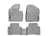 WeatherTech DigitalFit Floor Liners for 2018 2017 2016 2015 2014 2013 Hyundai Santa Fe Sport [Covers Front & Rear Row, Gray] | 46440-1-2