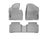 WeatherTech DigitalFit Floor Liners for Santa Fe/Santa Fe XL [Covers Front & Rear Row, Gray] | 46440-1-3