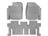 WeatherTech DigitalFit Floor Liners for INFINITI/Nissan [Covers Front & Rear Row, Gray] | 46445-1-2