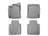 WeatherTech DigitalFit Floor Liners for 2012 2011 Jaguar XJ [Covers Front & Rear Row, Gray] | 46447-1-2