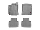 WeatherTech DigitalFit Floor Liners for 2019 2018 2017 2016 2015 2014 2013 Jaguar XJ [Covers Front & Rear Row, Gray] | 46447-1-3
