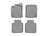 WeatherTech DigitalFit Floor Liners for 2019 2018 2017 2016 2015 2014 2013 Jaguar XJ [Covers Front & Rear Row, Gray] | 46447-1-4