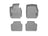 WeatherTech DigitalFit Floor Liners for BMW [Covers Front & Rear Row, Gray] | 464541-464102