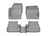WeatherTech DigitalFit Floor Liners for 2016 2015 Lincoln MKC [Covers Front & Rear Row, Gray] | 46459-1-3