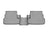 WeatherTech DigitalFit Floor Liners for 2019 2018 2017 2016 2015 Lincoln MKC [Covers Rear (2nd) Row, Gray] | 464593