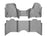WeatherTech DigitalFit Floor Liners for Ram [Covers Front & Rear Row, Gray] | 464771-462163