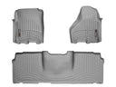 WeatherTech DigitalFit Floor Liners for 2500/3500 [Covers Front & Rear Row, Gray] | 464781-460123