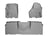 WeatherTech DigitalFit Floor Liners for 2500/3500 [Covers Front & Rear Row, Gray] | 464781-460123