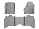 WeatherTech DigitalFit Floor Liners for Ram [Covers Front & Rear Row, Gray] | 464781-462163