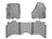 WeatherTech DigitalFit Floor Liners for Ram [Covers Front & Rear Row, Gray] | 464781-462163