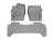 WeatherTech DigitalFit Floor Liners for 2017 2016 2015 2014 2013 Land Rover Range Rover [Covers Front & Rear Row, Gray] | 46480-1-3