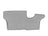 WeatherTech DigitalFit Floor Liners for 2022 2021 2020 2019 2018 2017 Land Rover Discovery [Covers Rear (3rd) Row, Gray] | 464807