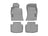 WeatherTech DigitalFit Floor Liners for 2019 2018 2017 2016 2015 Cadillac CTS [Covers Front & Rear Row, Gray] | 46497-1-3