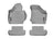 WeatherTech DigitalFit Floor Liners for Audi [Covers Front & Rear Row, Gray] | 46499-1-2