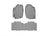 WeatherTech DigitalFit Floor Liners for 2018 2017 2016 2015 2014 2013 Toyota RAV4 [Covers Front & Rear Row, Gray] | 46510-1-2