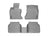 WeatherTech DigitalFit Floor Liners for 535i GT xDrive/550i GT xDrive [Covers Front & Rear Row, Gray] | 465111-463072