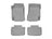 WeatherTech DigitalFit Floor Liners for 2014 2013 2012 2011 2010 2009 2008 Cadillac CTS [Covers Front & Rear Row, Gray] | 465201-461492