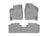 WeatherTech DigitalFit Floor Liners for 2016 2015 2014 2013 2012 Cadillac SRX [Covers Front & Rear Row, Gray] | 465211-462782