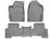 WeatherTech DigitalFit Floor Liners for 2013 2012 2011 2010 Acura ZDX [Covers Front & Rear Row, Gray] | 465391-462892