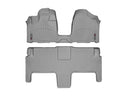 WeatherTech DigitalFit Floor Liners for 2016 2015 2014 2013 Chrysler Town & Country [Covers Front & Rear Row, Gray] | 465621-461412