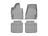 WeatherTech DigitalFit Floor Liners for 2016 2015 2014 Maserati Quattroporte [Covers Front & Rear Row, Gray] | 46565-1-4