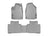 WeatherTech DigitalFit Floor Liners for 2020 2019 2018 2017 2016 2015 2014 Acura MDX [Covers Front & Rear Row, Gray] | 46576-1-2
