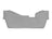 WeatherTech DigitalFit Floor Liners for 2020 2019 2018 2017 2016 2015 2014 Acura MDX [Covers Rear (3rd) Row, Gray] | 465763