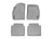 WeatherTech DigitalFit Floor Liners for 2016 2015 2014 Buick LaCrosse [Covers Front & Rear Row, Gray] | 465901-461442
