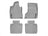 WeatherTech DigitalFit Floor Liners for 2016 2015 2014 Maserati Quattroporte [Covers Front & Rear Row, Gray] | 466101-465652