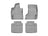 WeatherTech DigitalFit Floor Liners for 2016 2015 2014 Maserati Quattroporte [Covers Front & Rear Row, Gray] | 466101-465654
