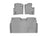 WeatherTech DigitalFit Floor Liners for 2014 2013 2012 2011 2010 Ford F-150 [Covers Front & Rear Row, Gray] | 466111-461793