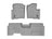 WeatherTech DigitalFit Floor Liners for 2014 2013 2012 2011 2010 Ford F-150 [Covers Front & Rear Row, Gray] | 466111-461794