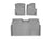 WeatherTech DigitalFit Floor Liners for 2014 2013 2012 2011 2010 Ford F-150 [Covers Front & Rear Row, Gray] | 466131-461793