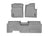 WeatherTech DigitalFit Floor Liners for 2014 2013 2012 2011 2010 Ford F-150 [Covers Front & Rear Row, Gray] | 466131-461794