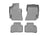 WeatherTech DigitalFit Floor Liners for Mercedes-Benz [Covers Front & Rear Row, Gray] | 466811-462582