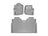 WeatherTech DigitalFit Floor Liners for 2022 2021 2020 2019 2018 2017 2016 2015 Ford F-150 [Covers Front & Rear Row, Gray] | 46697-1-2