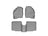 WeatherTech DigitalFit Floor Liners for 2016 2015 Ford Explorer [Covers Front & Rear Row, Gray] | 467041-463592