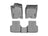 WeatherTech DigitalFit Floor Liners for 2020 2019 2018 2017 2016 2015 Acura TLX [Covers Front & Rear Row, Gray] | 46734-1-2