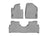 WeatherTech DigitalFit Floor Liners for 2020 2019 2018 2017 2016 Kia Sorento [Covers Front & Rear Row, Gray] | 46770-1-2