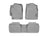 WeatherTech DigitalFit Floor Liners for 2017 2016 2015 Toyota Camry [Covers Front & Rear Row, Gray] | 467881-464002