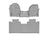 WeatherTech DigitalFit Floor Liners for 2022 2021 2020 2019 2018 2017 2016 2015 Ford F-150 [Covers Front & Rear Row, Gray] | 467931-466975